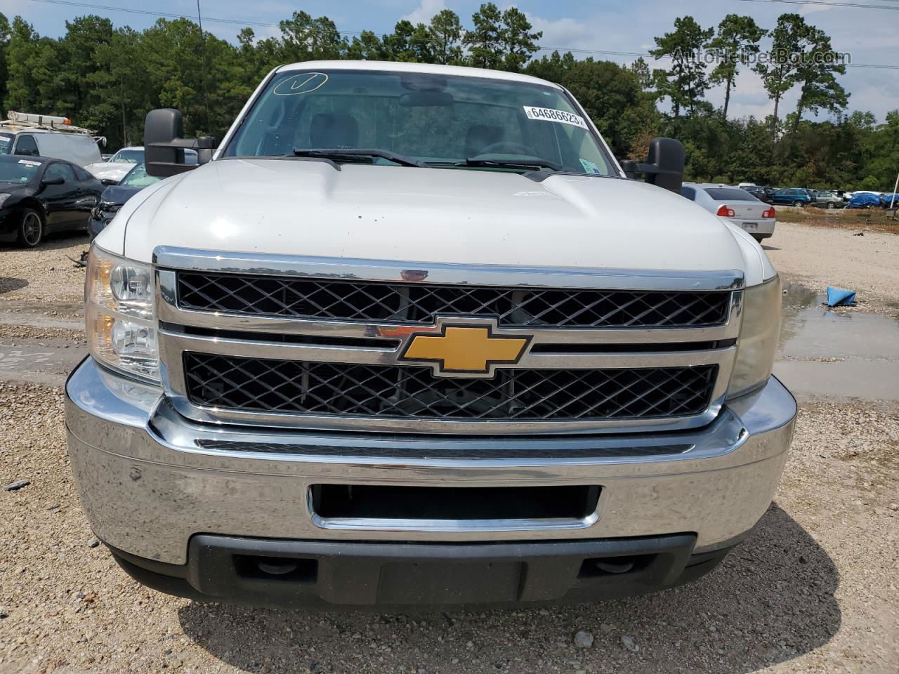 2012 Chevrolet Silverado K2500 Heavy Duty White vin: 1GC0KVCG5CF108017