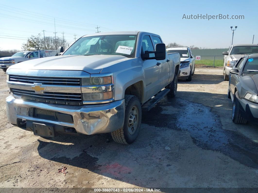 2015 Chevrolet Silverado 2500hd Wt Silver vin: 1GC1CUEG6FF136695