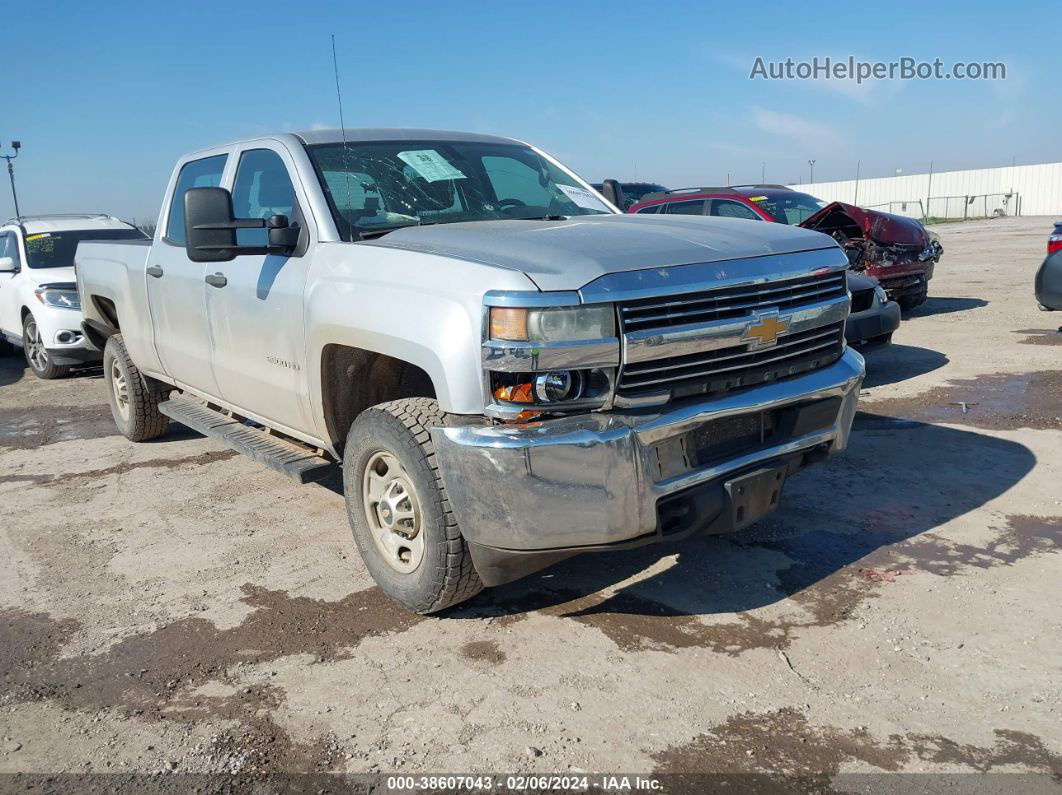 2015 Chevrolet Silverado 2500hd Wt Silver vin: 1GC1CUEG6FF136695