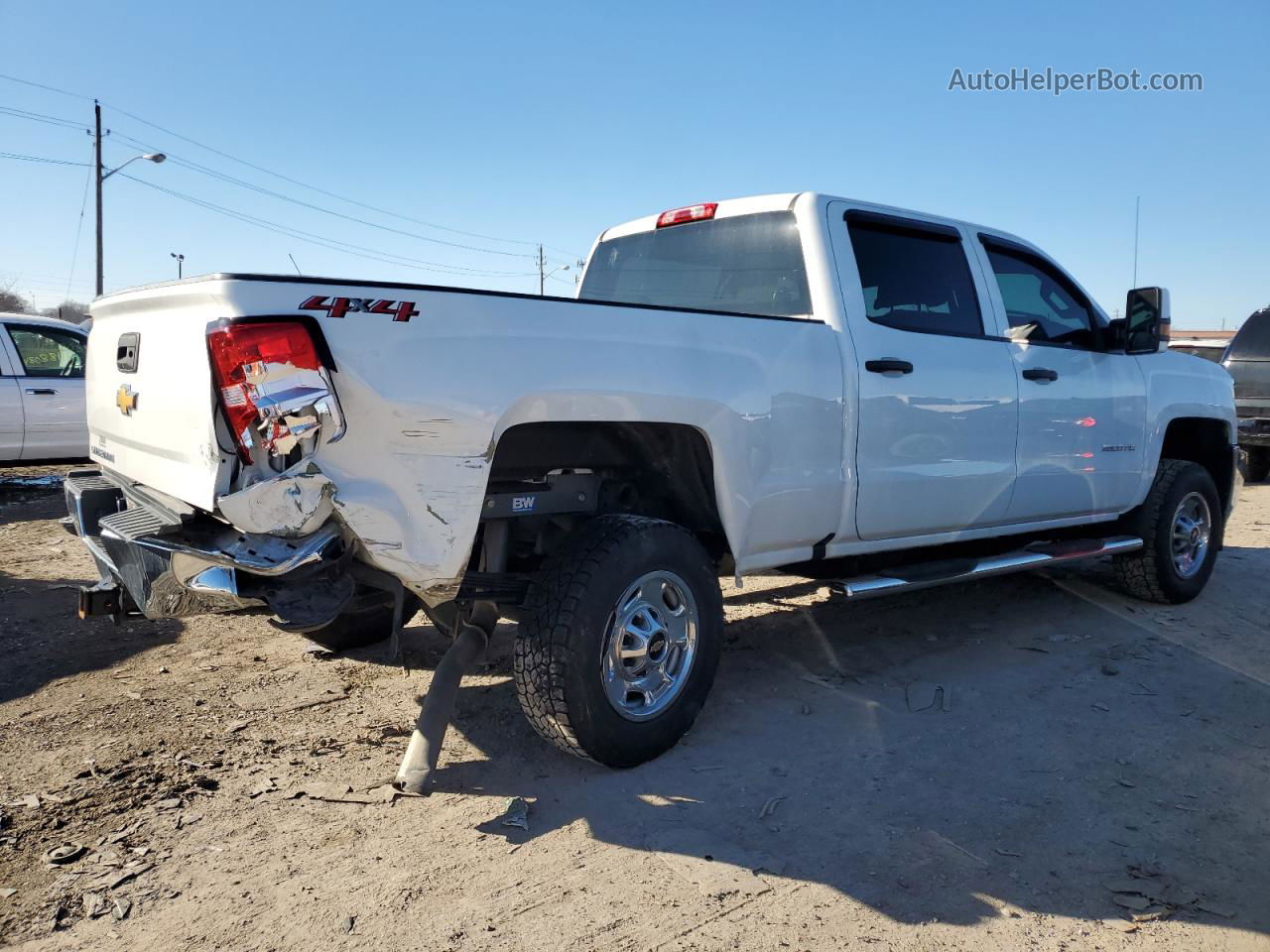 2019 Chevrolet Silverado K2500 Heavy Duty White vin: 1GC1KREG6KF270116