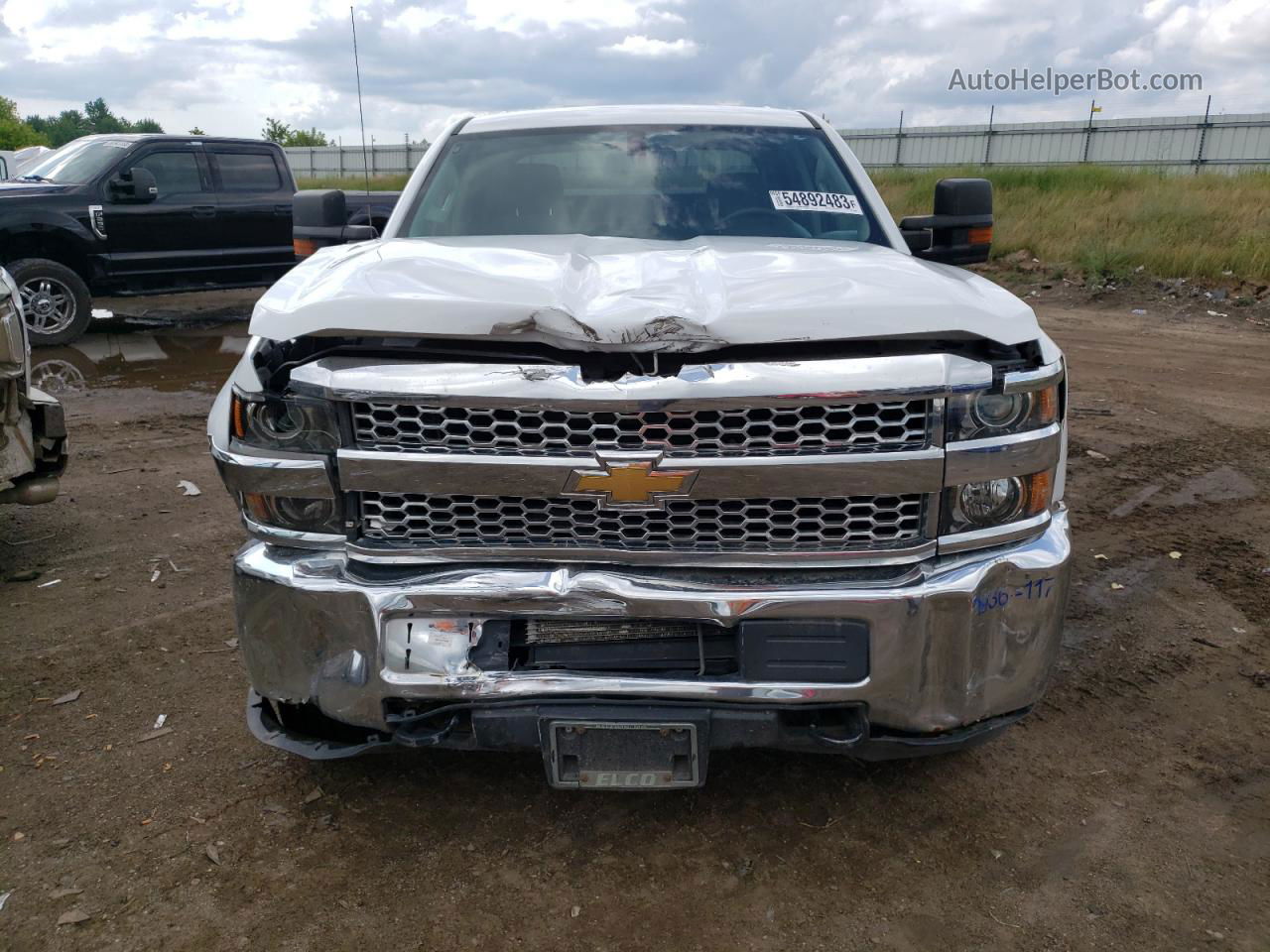 2019 Chevrolet Silverado K2500 Heavy Duty White vin: 1GC1KREG7KF121973