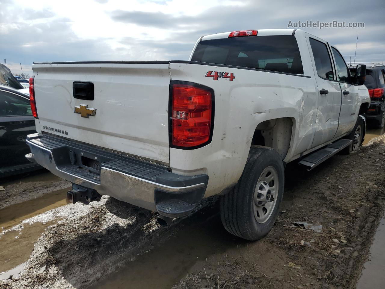 2019 Chevrolet Silverado K2500 Heavy Duty White vin: 1GC1KREG7KF133248