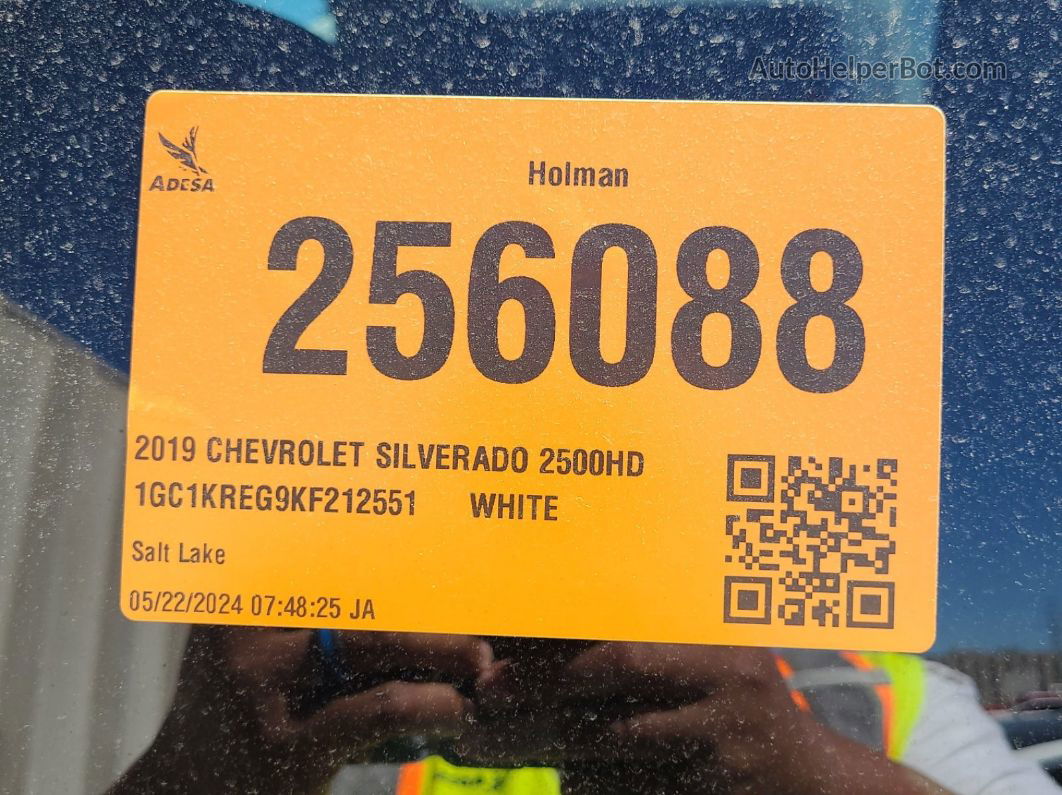 2019 Chevrolet Silverado 2500hd Wt vin: 1GC1KREG9KF212551