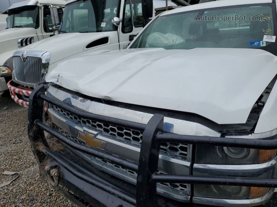 2019 Chevrolet Silverado 2500hd Work Truck White vin: 1GC1KREGXKF145037