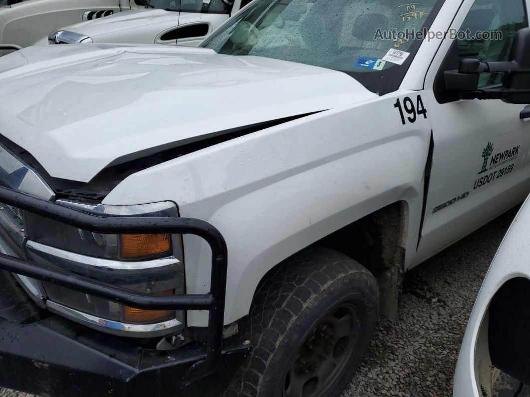 2019 Chevrolet Silverado 2500hd Work Truck White vin: 1GC1KREGXKF145037