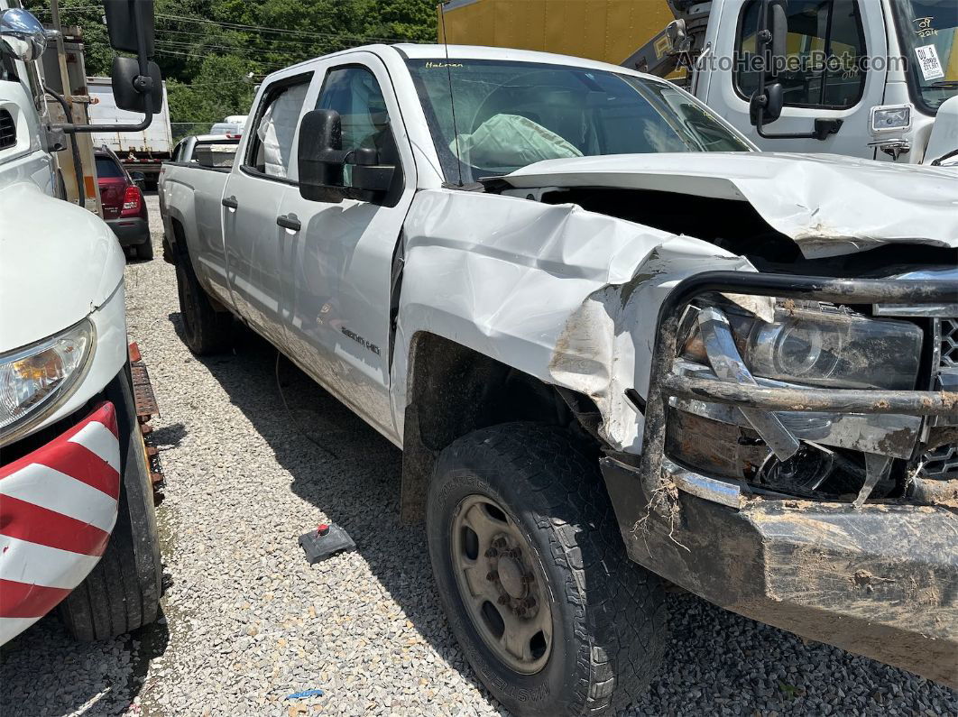 2019 Chevrolet Silverado 2500hd Work Truck White vin: 1GC1KREGXKF145037