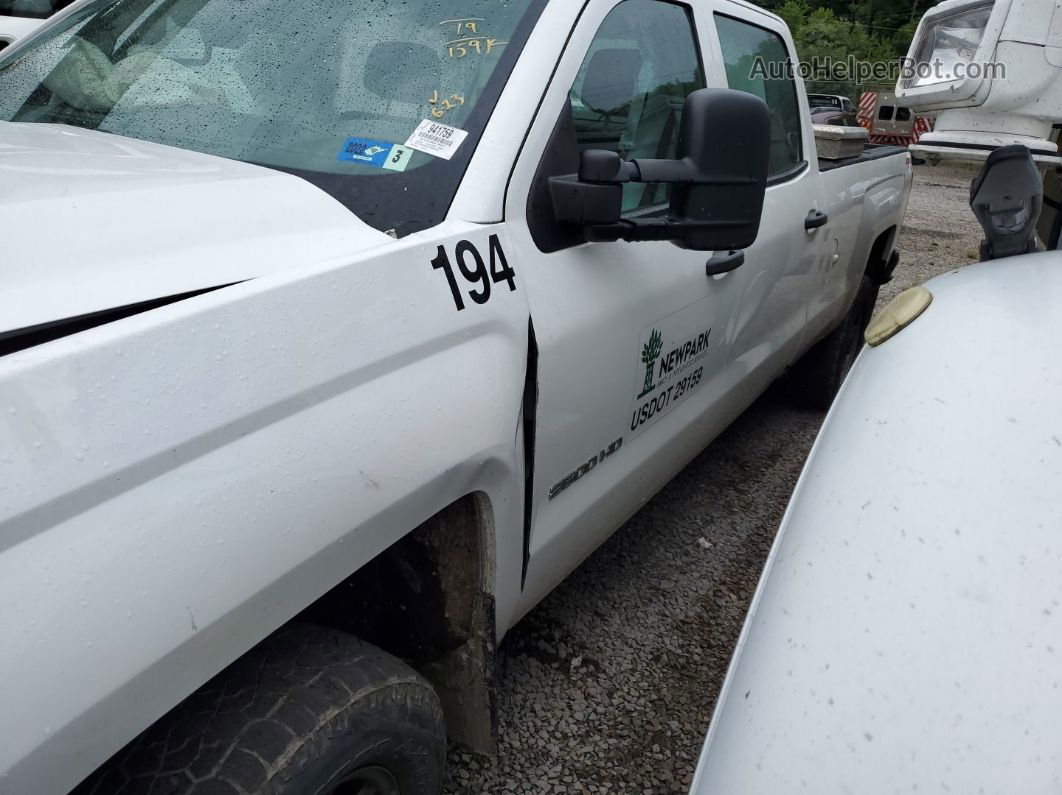 2019 Chevrolet Silverado 2500hd Work Truck White vin: 1GC1KREGXKF145037