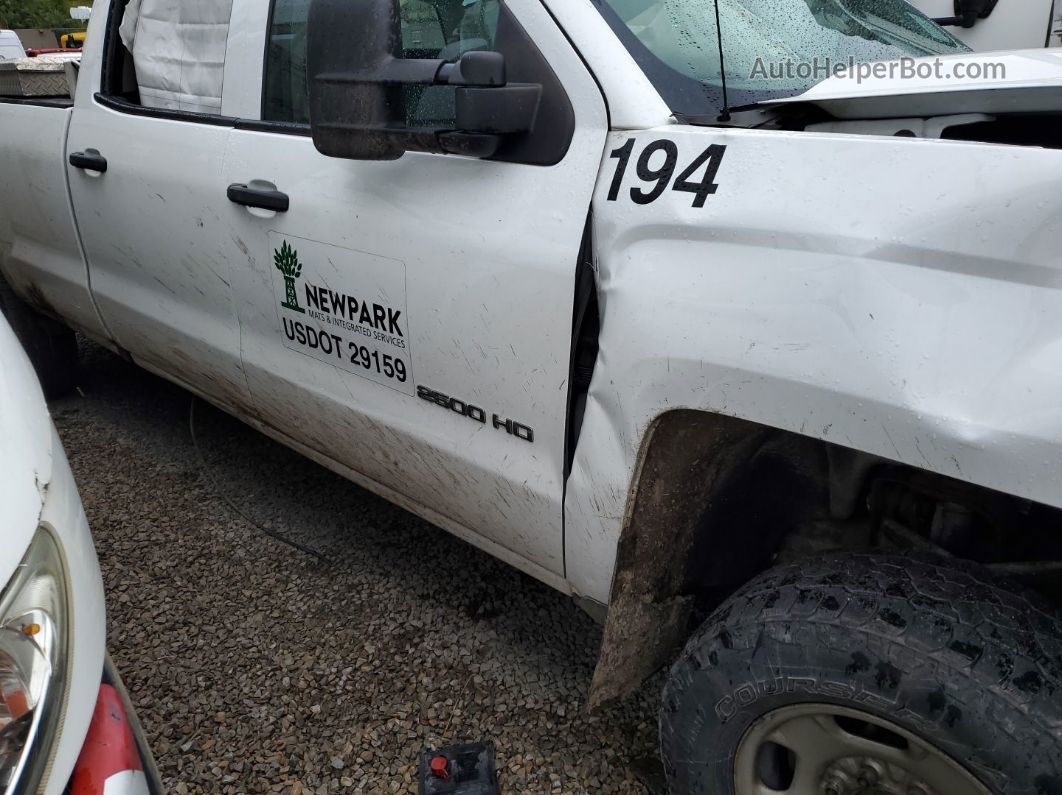 2019 Chevrolet Silverado 2500hd Work Truck White vin: 1GC1KREGXKF145037