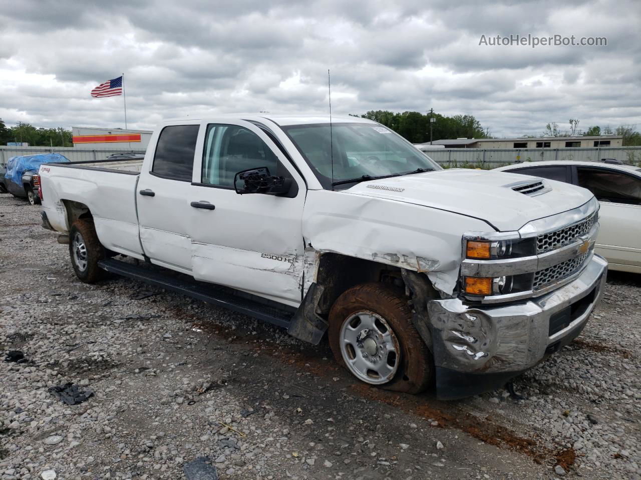 2019 Chevrolet Silverado K2500 Heavy Duty White vin: 1GC1KREY2KF269246