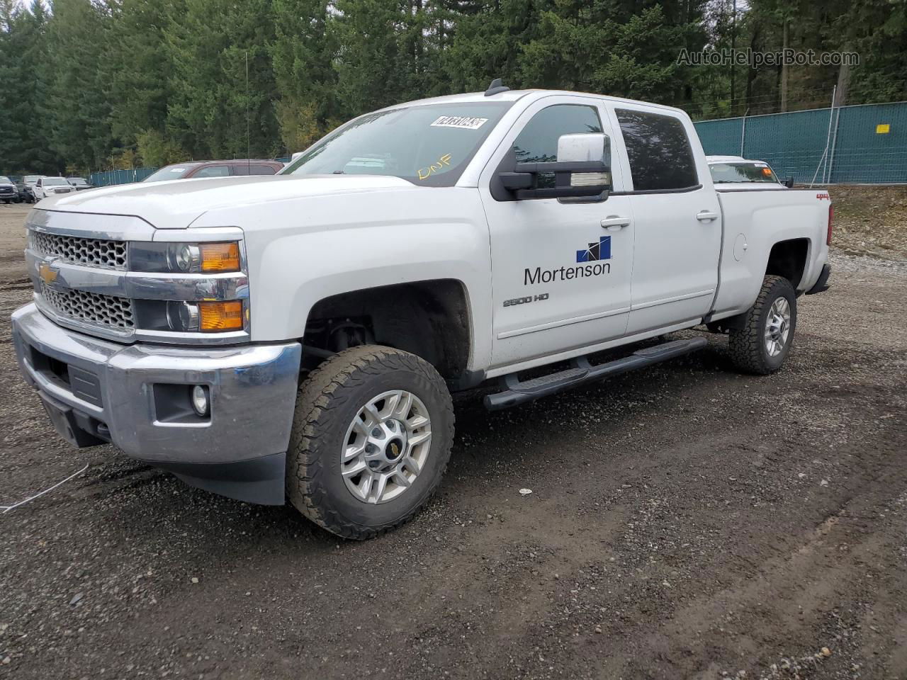 2019 Chevrolet Silverado K2500 Heavy Duty Lt White vin: 1GC1KSEG2KF185216