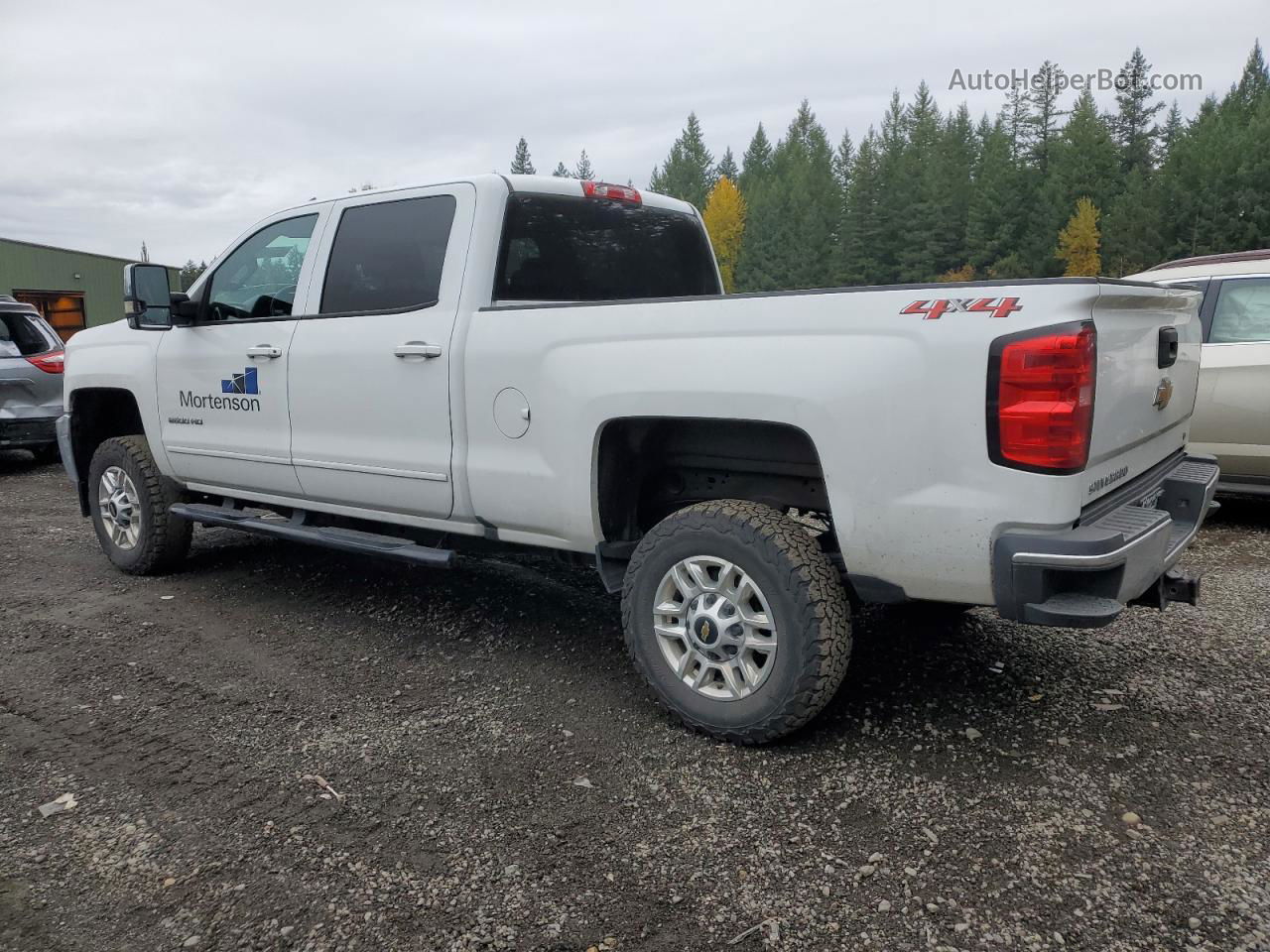 2019 Chevrolet Silverado K2500 Heavy Duty Lt White vin: 1GC1KSEG2KF185216