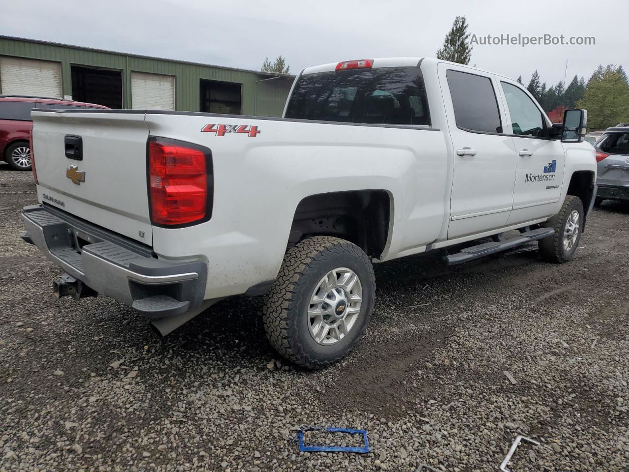 2019 Chevrolet Silverado K2500 Heavy Duty Lt White vin: 1GC1KSEG2KF185216