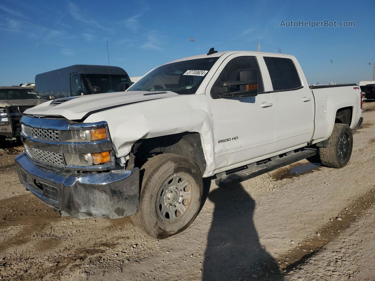 2019 Chevrolet Silverado K2500 Heavy Duty Lt White vin: 1GC1KSEY5KF260581