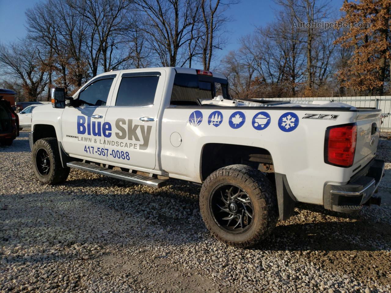 2019 Chevrolet Silverado K2500 Heavy Duty Ltz White vin: 1GC1KTEY1KF184167