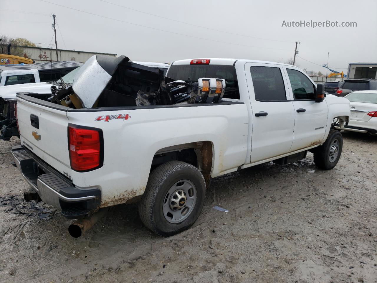 2016 Chevrolet Silverado K2500 Heavy Duty White vin: 1GC1KUE84GF227803