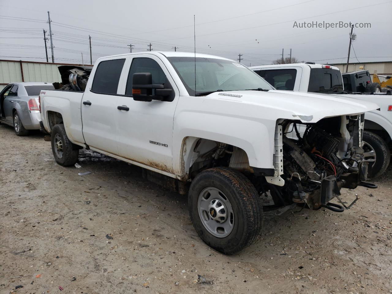 2016 Chevrolet Silverado K2500 Heavy Duty White vin: 1GC1KUE84GF227803