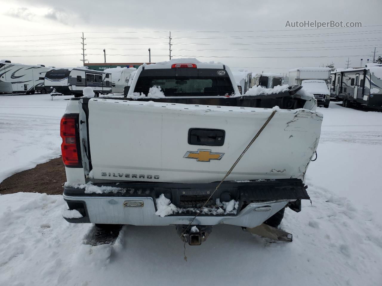 2016 Chevrolet Silverado K2500 Heavy Duty White vin: 1GC1KUE86GF120591