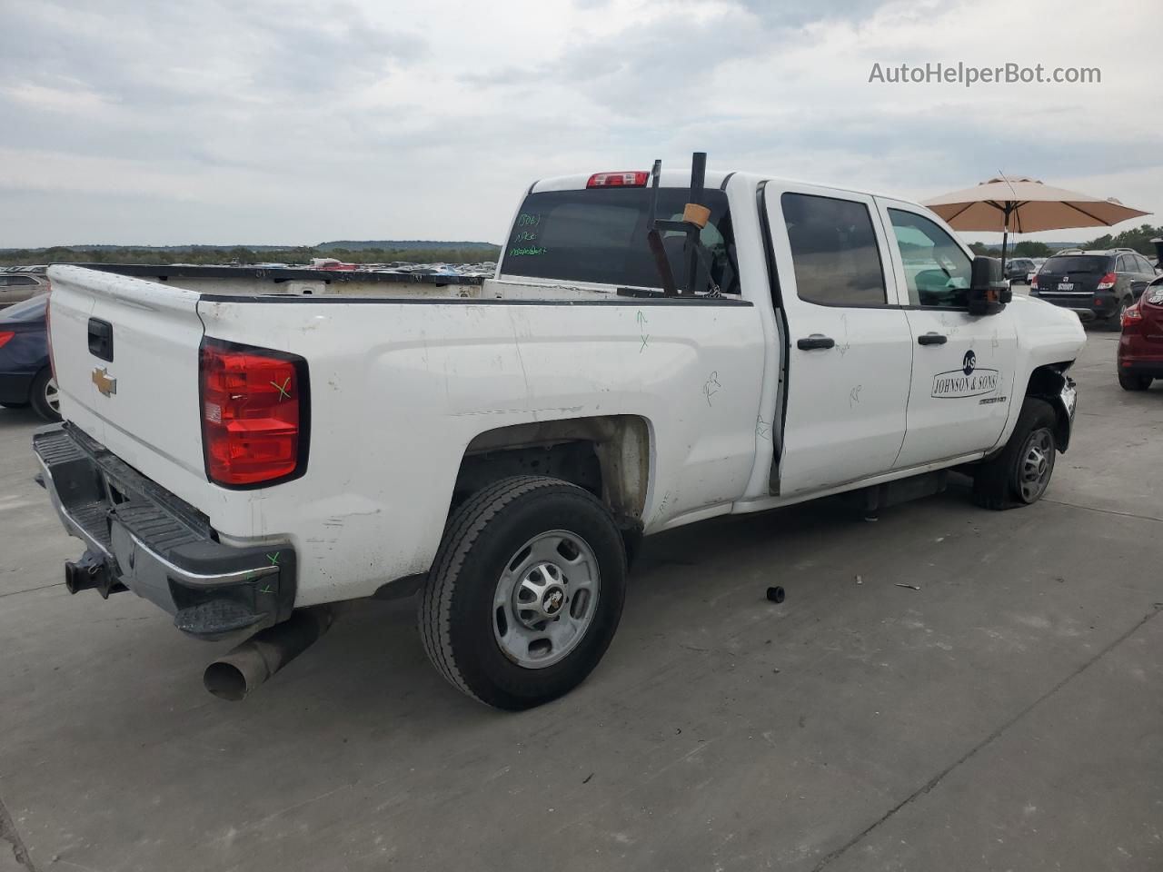 2016 Chevrolet Silverado K2500 Heavy Duty White vin: 1GC1KUE87GF103413