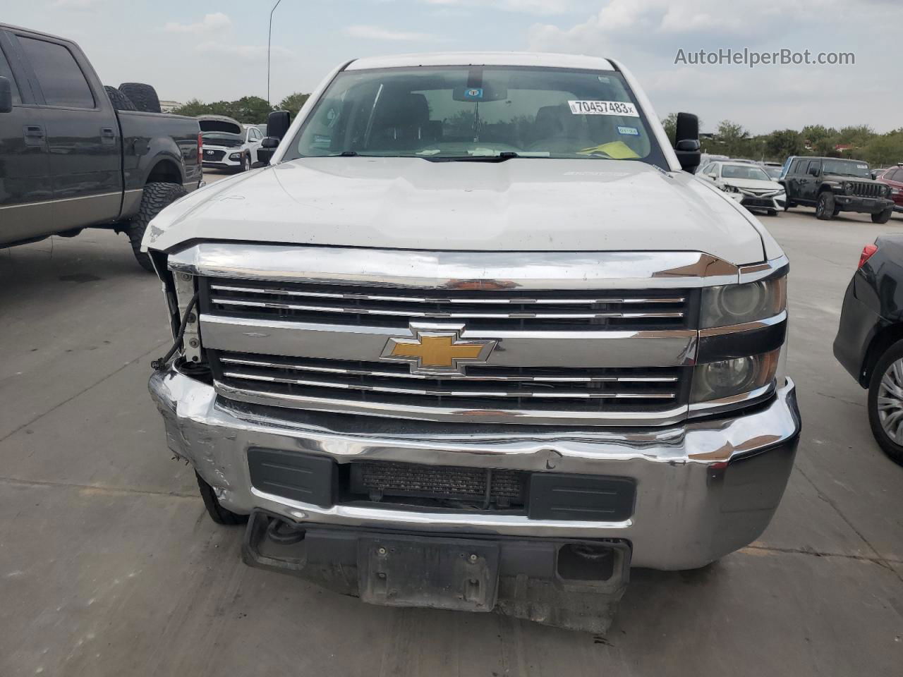 2016 Chevrolet Silverado K2500 Heavy Duty White vin: 1GC1KUE87GF103413