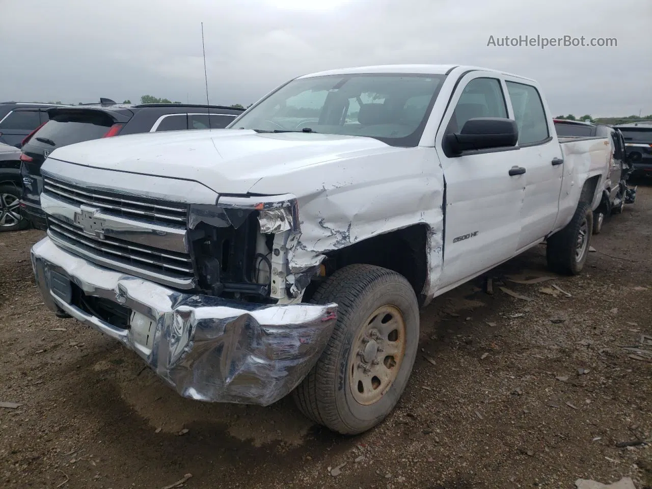 2018 Chevrolet Silverado K2500 Heavy Duty White vin: 1GC1KUEG1JF161600