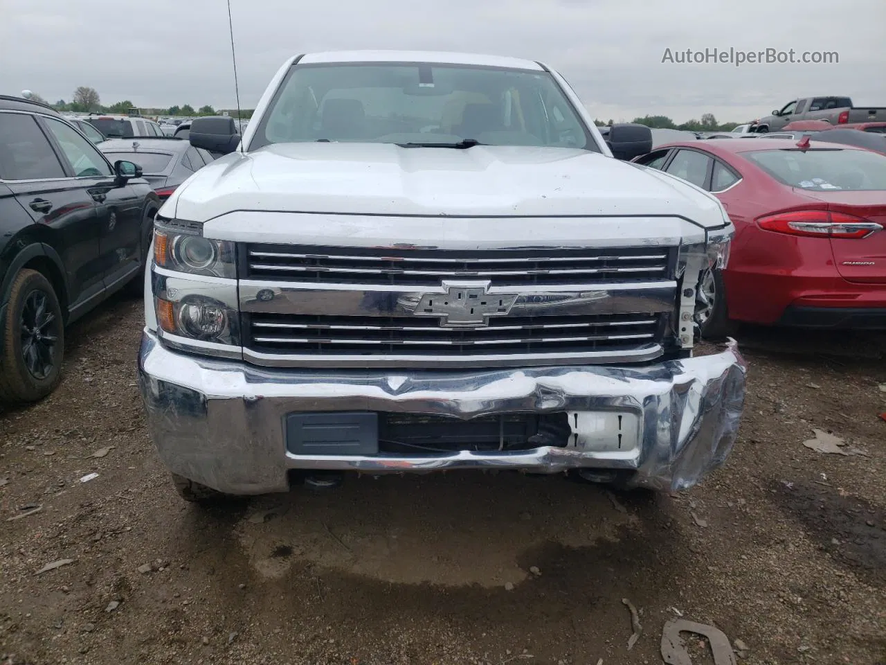 2018 Chevrolet Silverado K2500 Heavy Duty White vin: 1GC1KUEG1JF161600