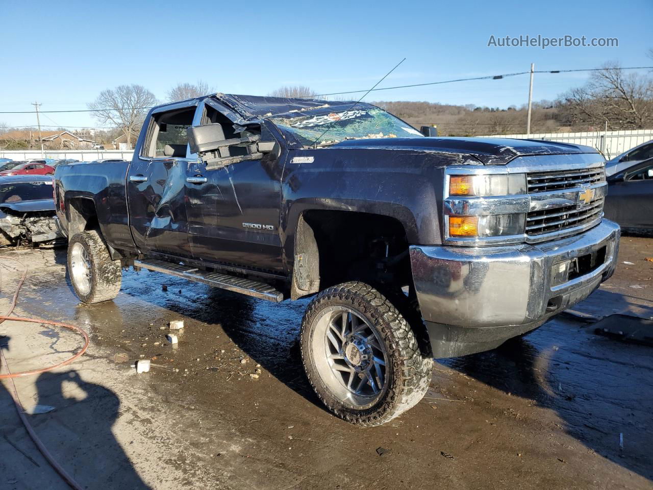 2015 Chevrolet Silverado K2500 Heavy Duty Black vin: 1GC1KUEG2FF674393