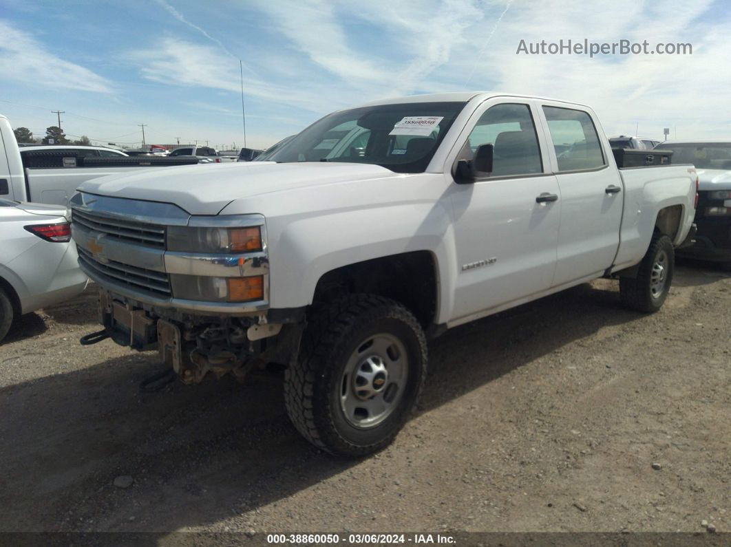 2018 Chevrolet Silverado 2500hd Wt White vin: 1GC1KUEG2JF240371