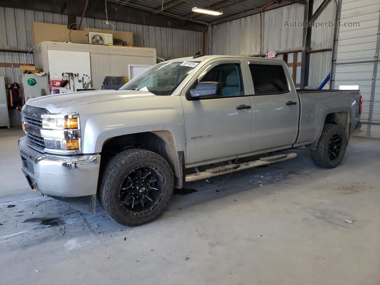 2016 Chevrolet Silverado K2500 Heavy Duty Silver vin: 1GC1KUEG6GF240446