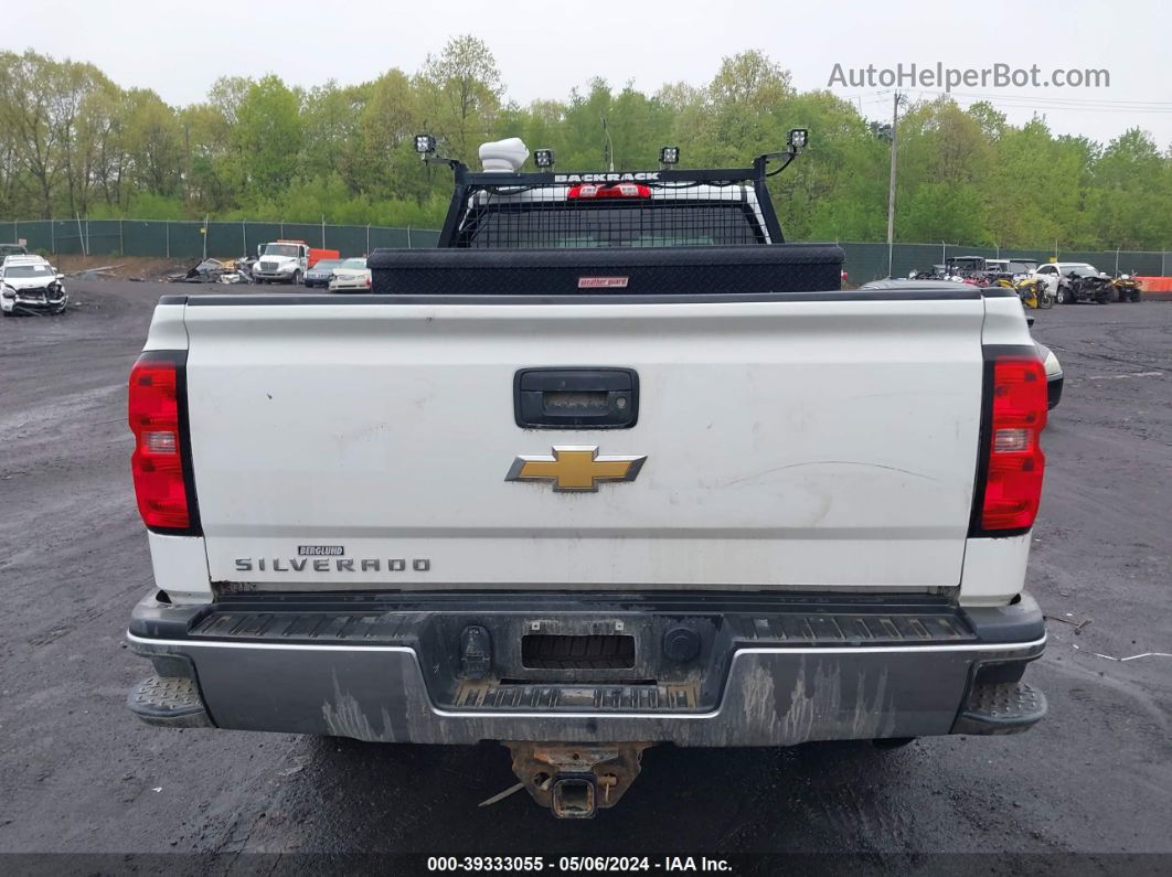 2018 Chevrolet Silverado 2500hd Wt White vin: 1GC1KUEG8JF266179