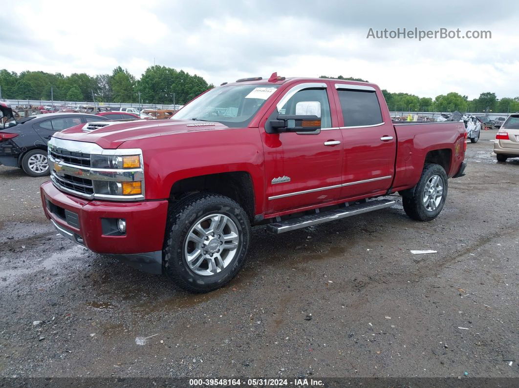 2019 Chevrolet Silverado 2500hd High Country Maroon vin: 1GC1KUEY6KF156256