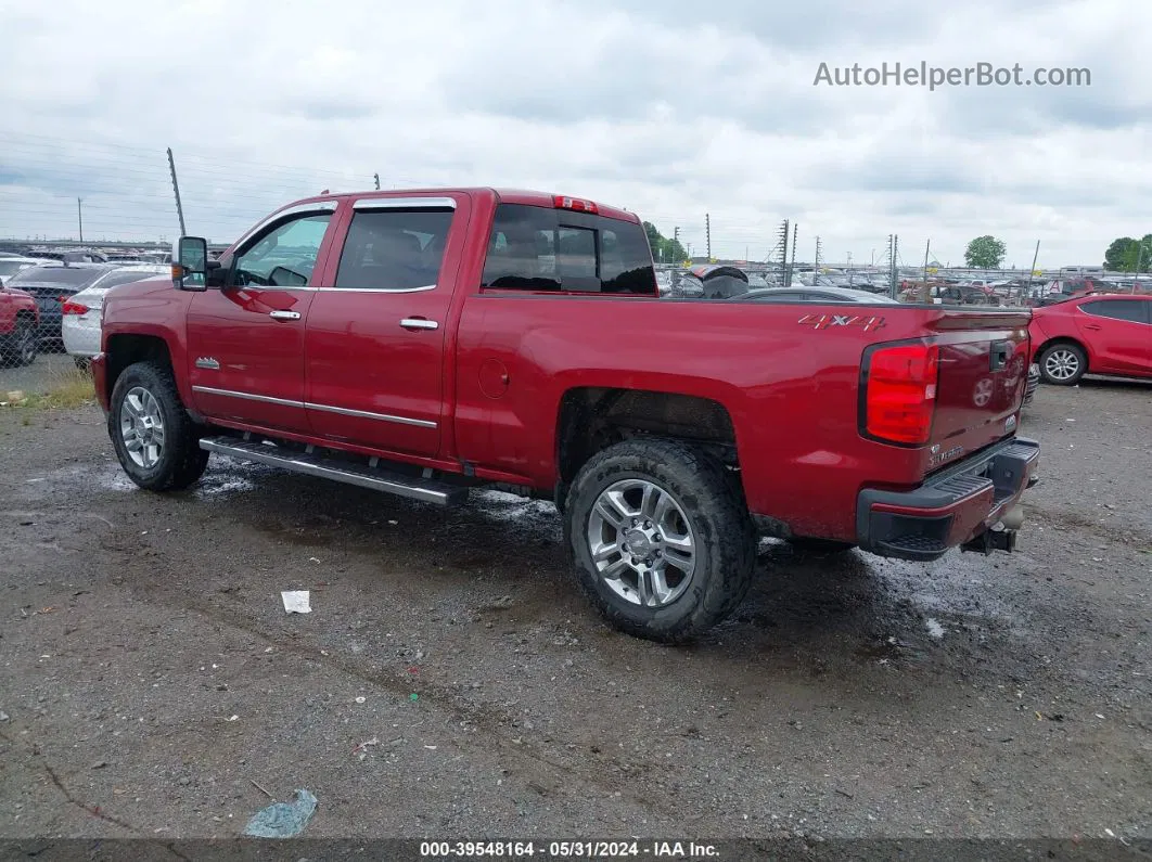 2019 Chevrolet Silverado 2500hd High Country Maroon vin: 1GC1KUEY6KF156256