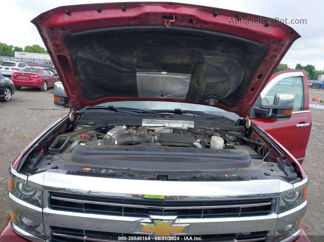 2019 Chevrolet Silverado 2500hd High Country Maroon vin: 1GC1KUEY6KF156256