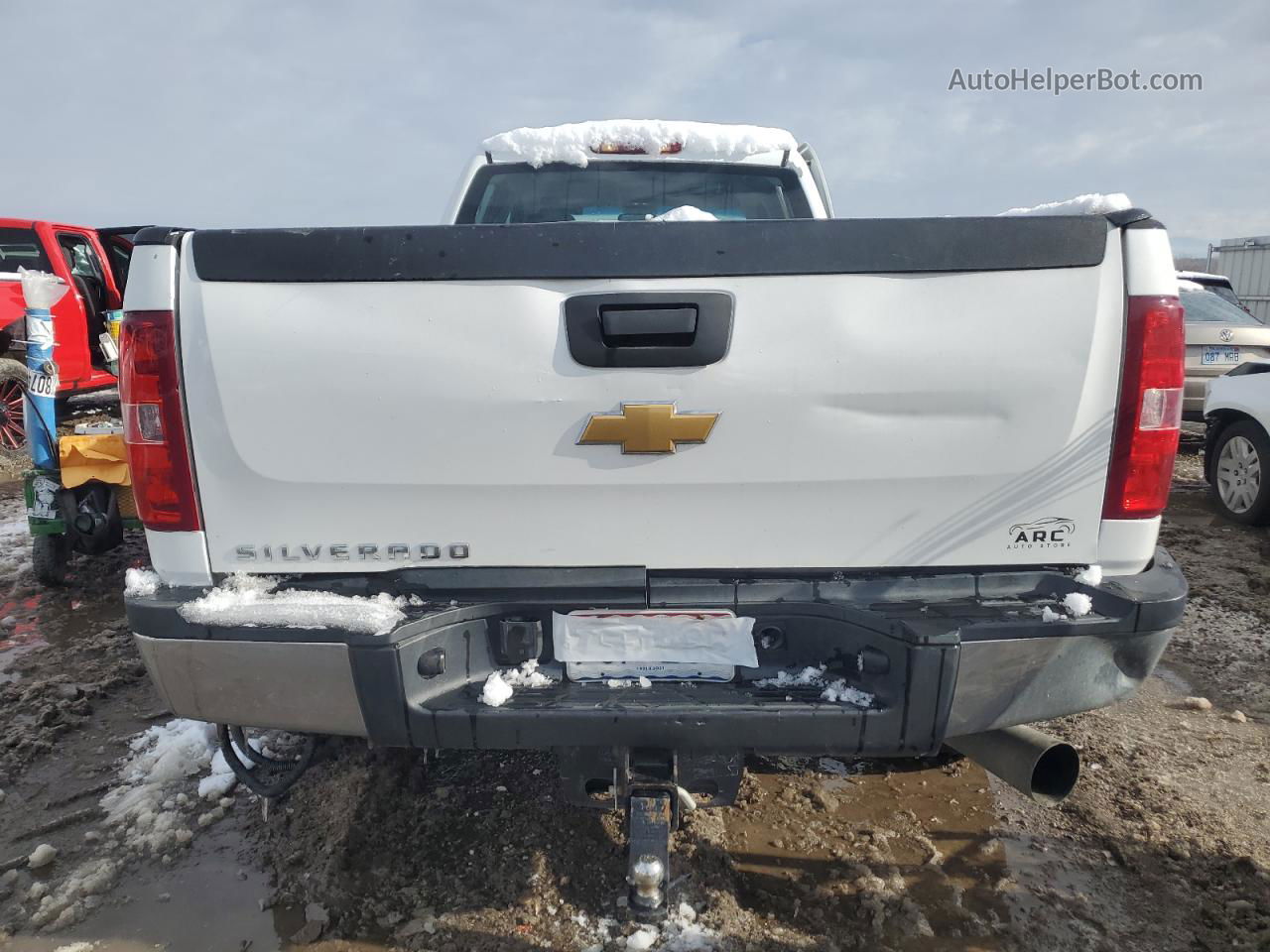 2012 Chevrolet Silverado K2500 Heavy Duty White vin: 1GC1KVC82CF149136