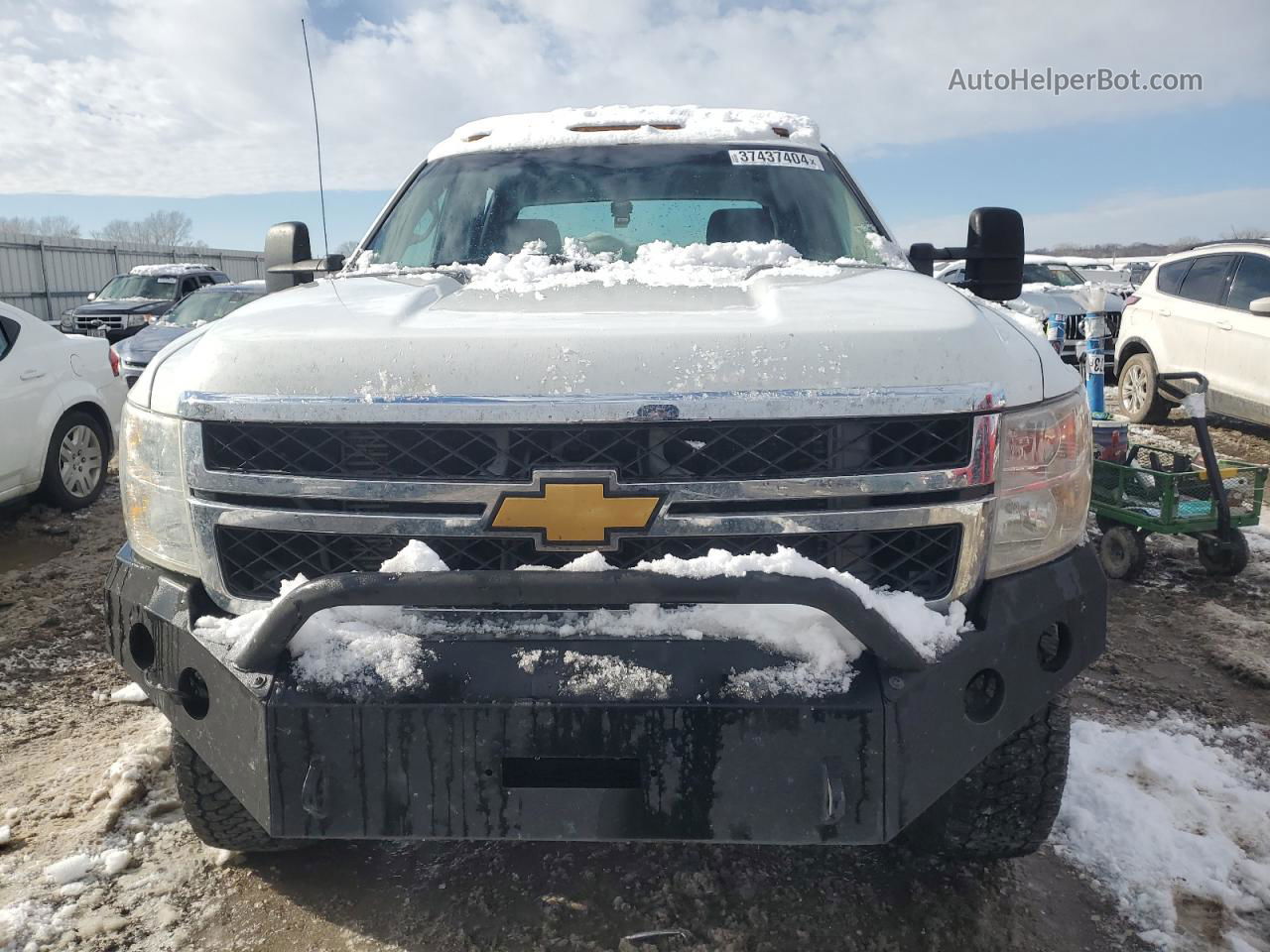 2012 Chevrolet Silverado K2500 Heavy Duty White vin: 1GC1KVC82CF149136