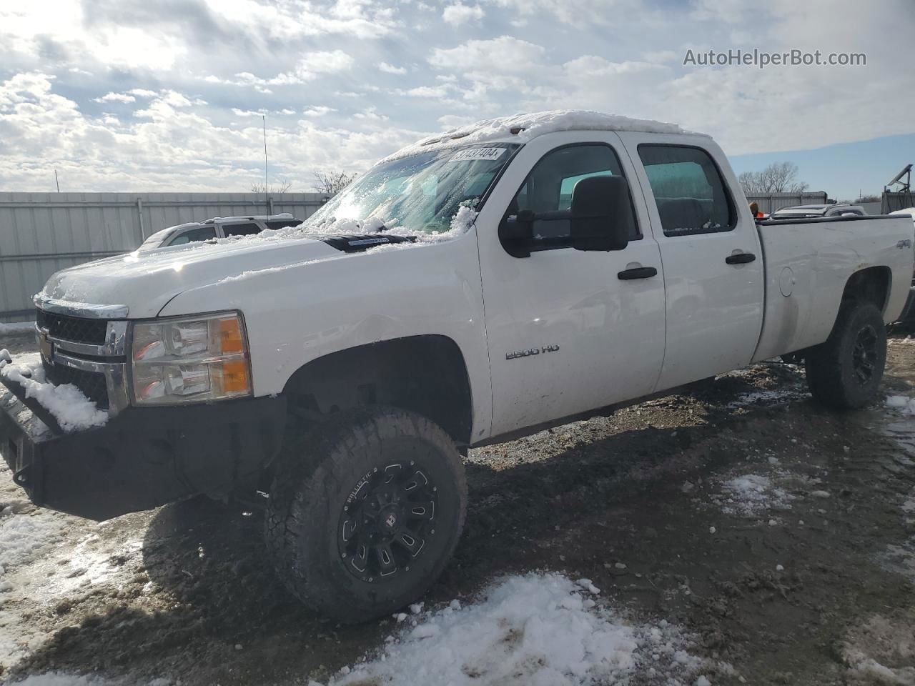 2012 Chevrolet Silverado K2500 Heavy Duty White vin: 1GC1KVC82CF149136