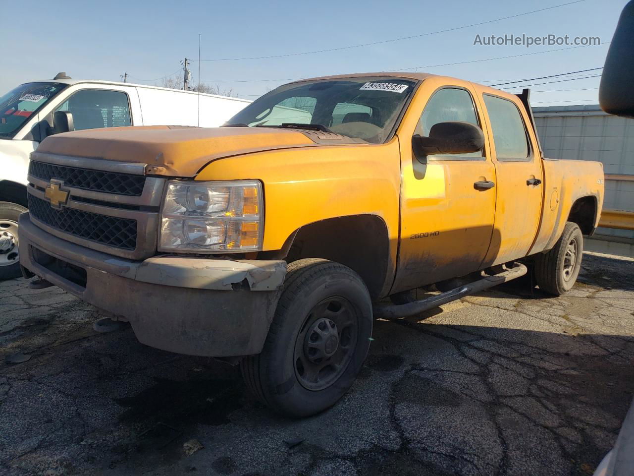 2012 Chevrolet Silverado K2500 Heavy Duty Yellow vin: 1GC1KVCG5CF113612