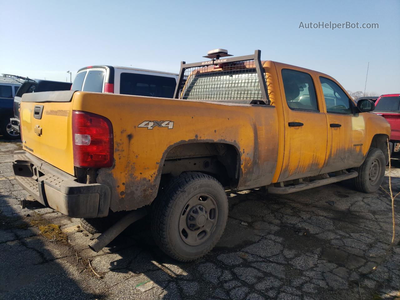 2012 Chevrolet Silverado K2500 Heavy Duty Yellow vin: 1GC1KVCG5CF113612