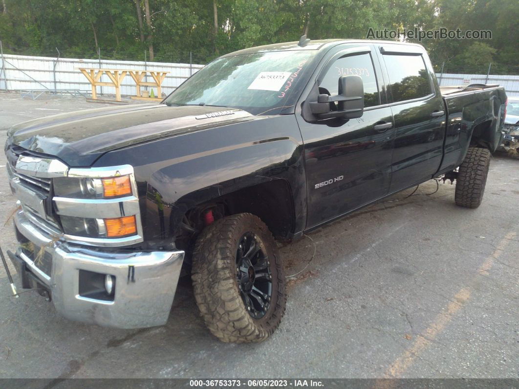 2015 Chevrolet Silverado 2500hd Lt Black vin: 1GC1KVE80FF144728