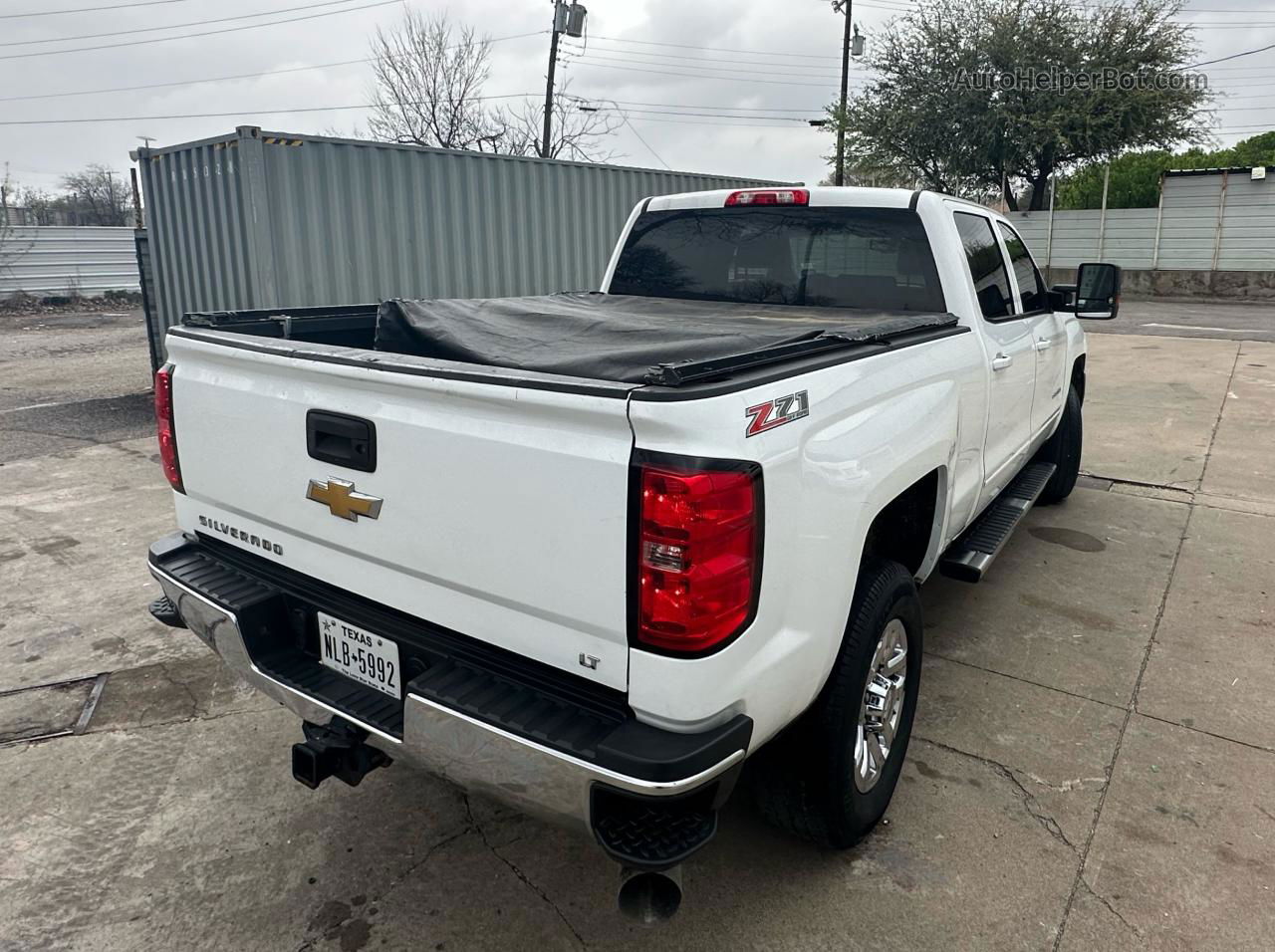 2016 Chevrolet Silverado K2500 Heavy Duty Lt White vin: 1GC1KVE83GF123390