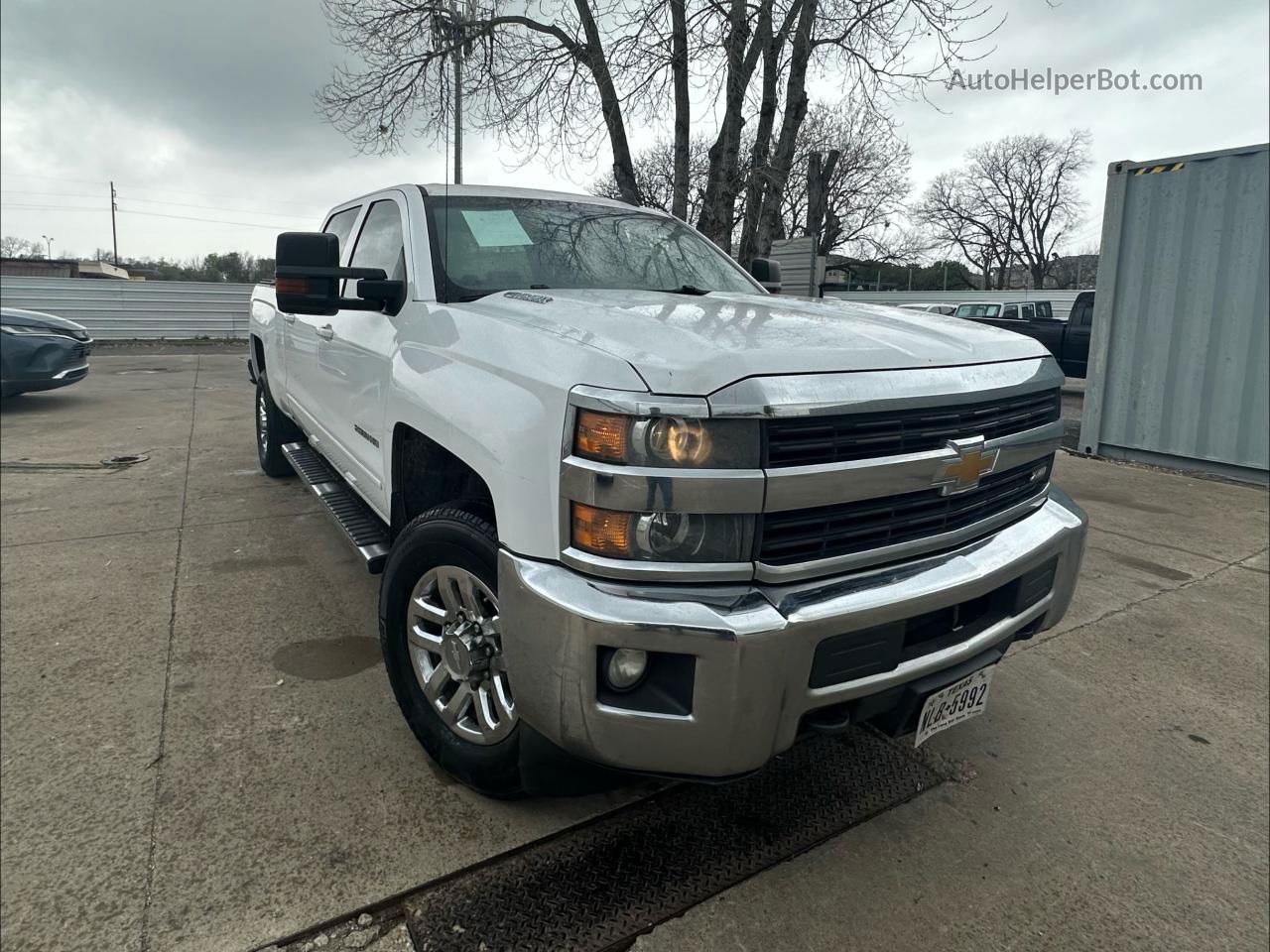 2016 Chevrolet Silverado K2500 Heavy Duty Lt White vin: 1GC1KVE83GF123390