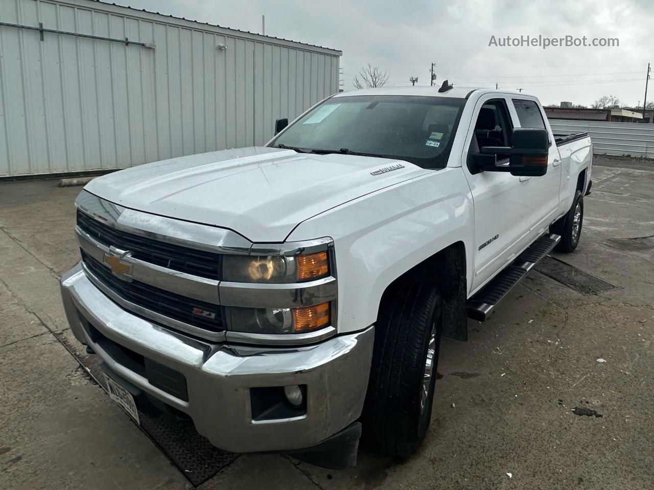 2016 Chevrolet Silverado K2500 Heavy Duty Lt White vin: 1GC1KVE83GF123390