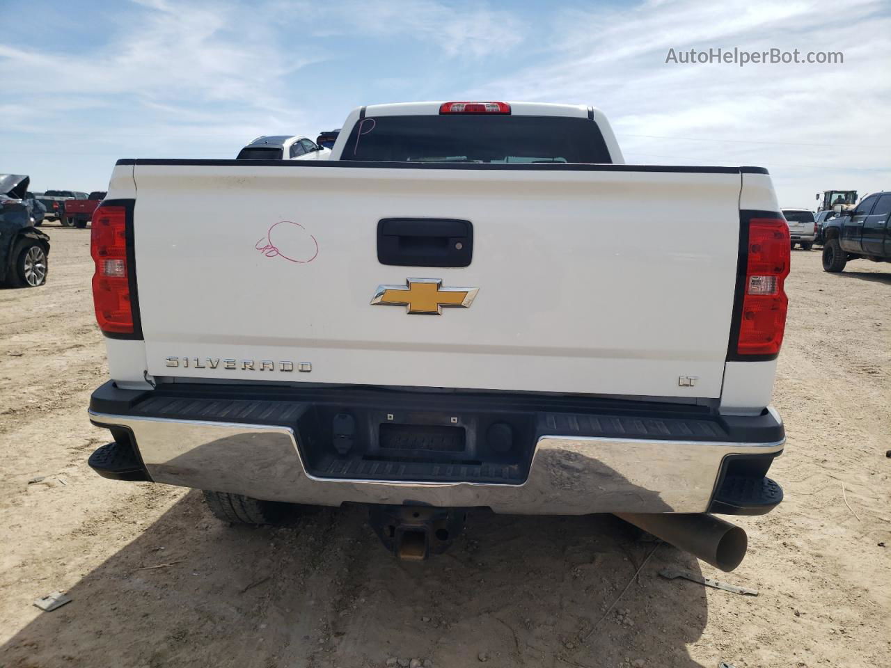 2015 Chevrolet Silverado K2500 Heavy Duty Lt White vin: 1GC1KVE89FF540821