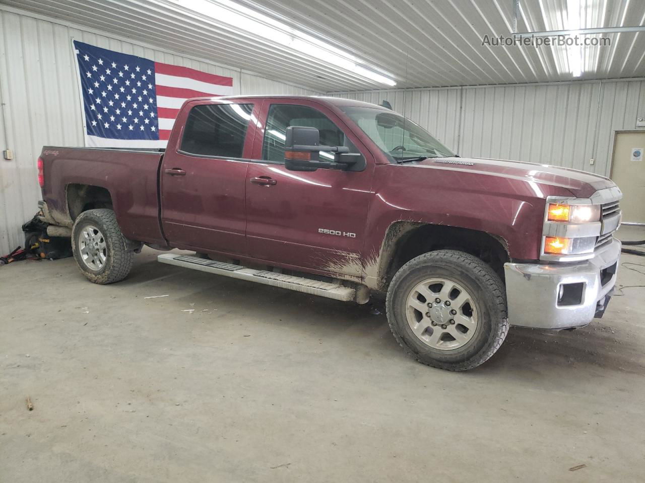 2015 Chevrolet Silverado K2500 Heavy Duty Lt Burgundy vin: 1GC1KVE8XFF644590