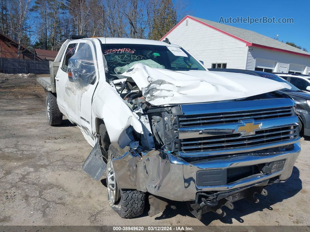 2016 Chevrolet Silverado 2500hd Lt White vin: 1GC1KVE8XGF230789