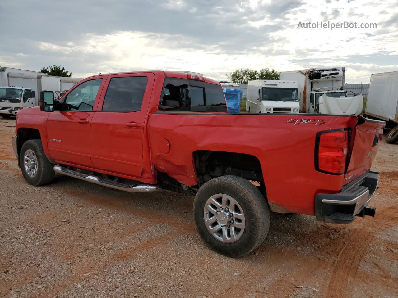 2018 Chevrolet Silverado K2500 Heavy Duty Lt Red vin: 1GC1KVEG1JF139215