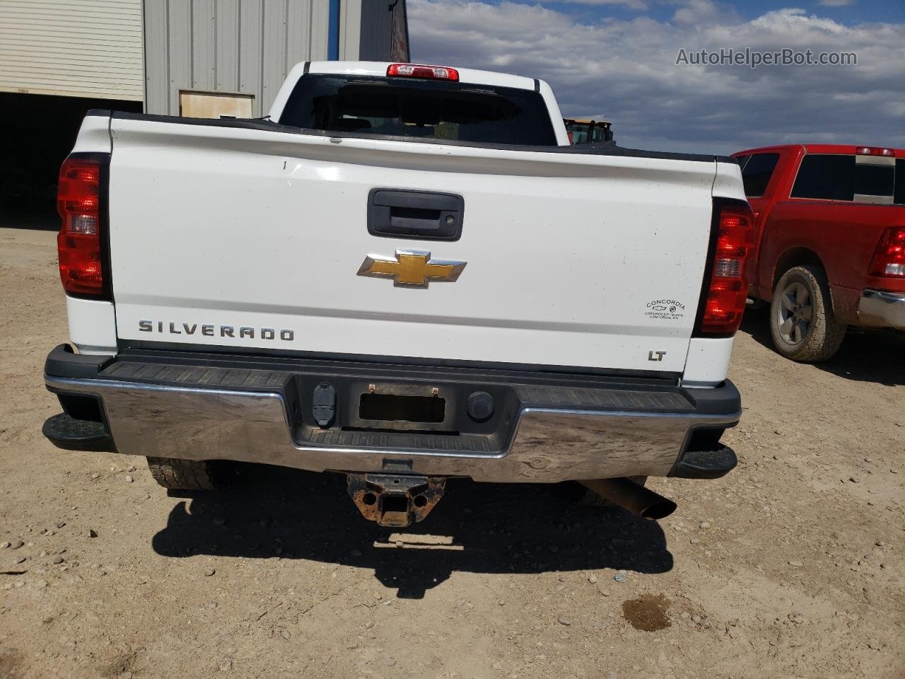 2015 Chevrolet Silverado K2500 Heavy Duty Lt White vin: 1GC1KVEG3FF637696