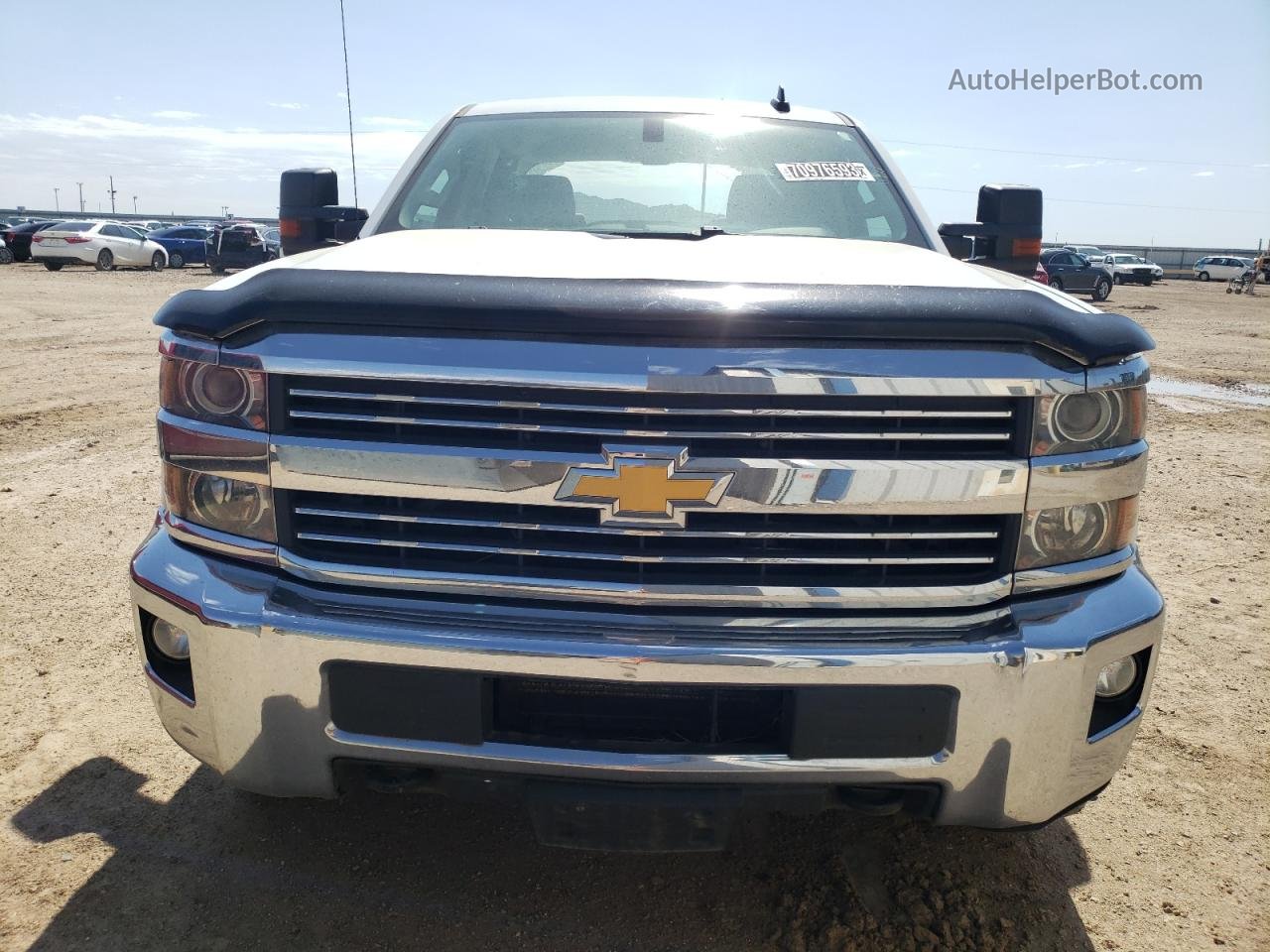 2015 Chevrolet Silverado K2500 Heavy Duty Lt White vin: 1GC1KVEG3FF637696