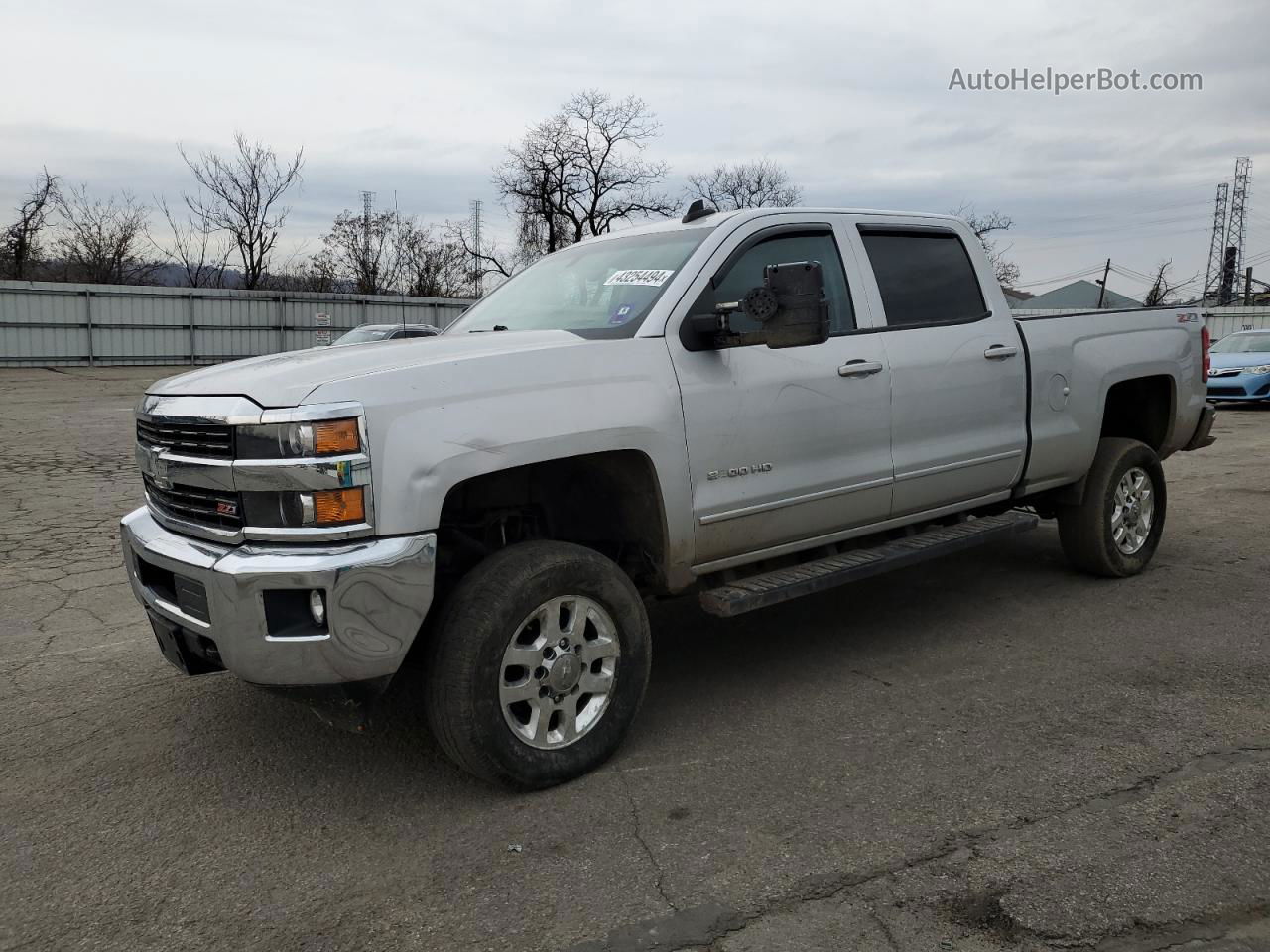 2016 Chevrolet Silverado K2500 Heavy Duty Lt Silver vin: 1GC1KVEG3GF204249