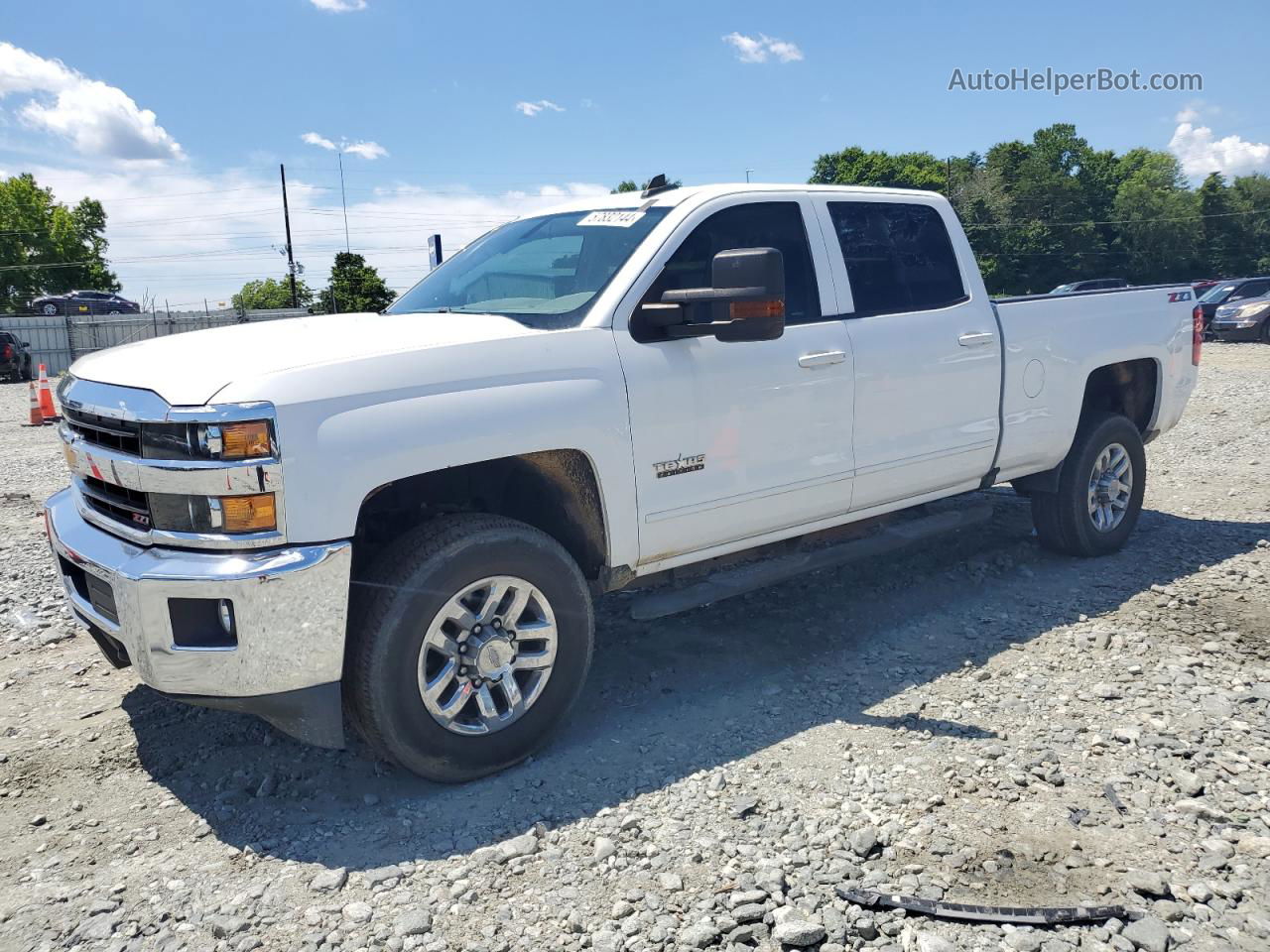 2018 Chevrolet Silverado K2500 Heavy Duty Lt White vin: 1GC1KVEG6JF136715