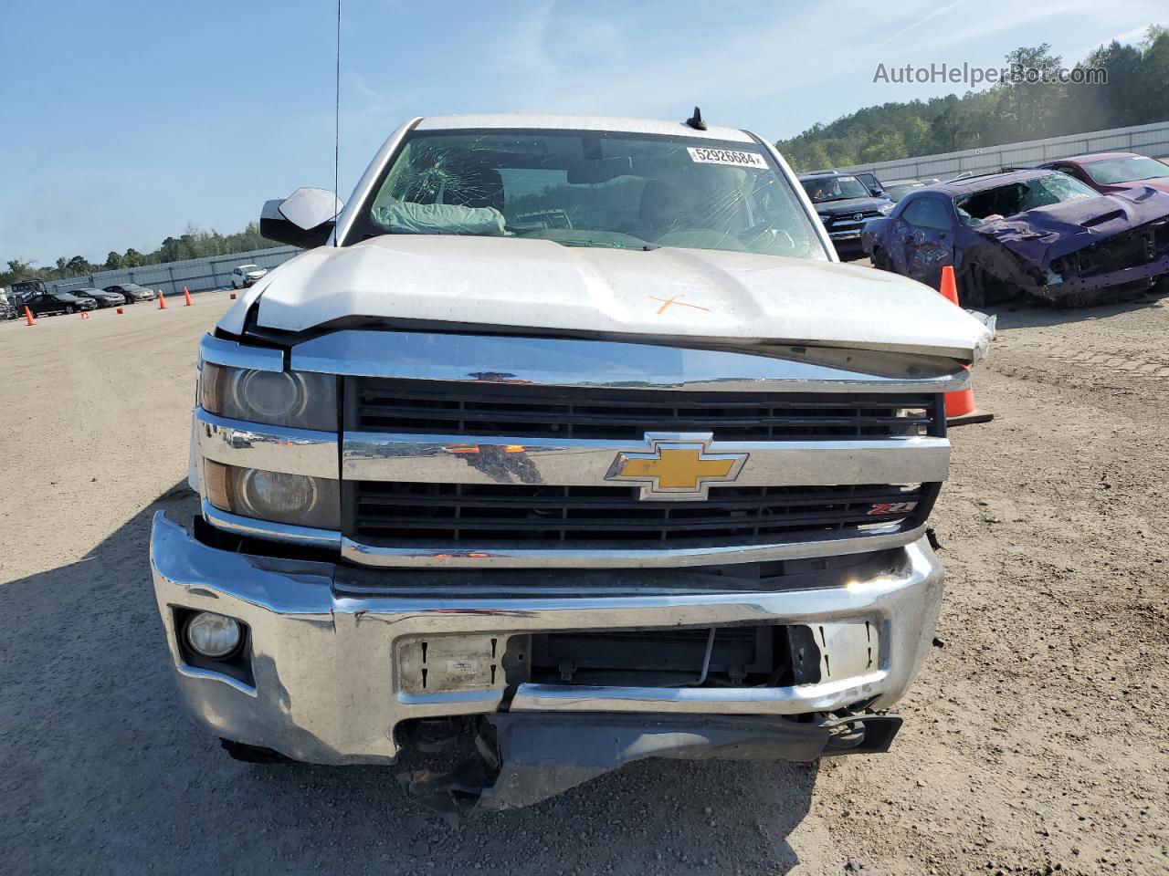 2016 Chevrolet Silverado K2500 Heavy Duty Lt White vin: 1GC1KVEG7GF187021